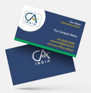 chartered accountant ca visiting card design online for free samples with guidelines format & background 