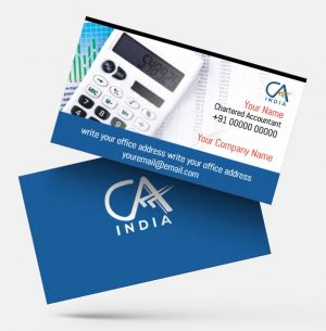 chartered accountant ca visiting, business card design online for free samples with guidelines format & background 