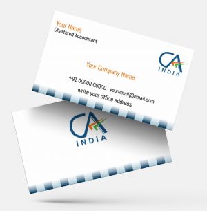 chartered accountant ca visiting card design online for free samples with guidelines format & background, online free, best business card