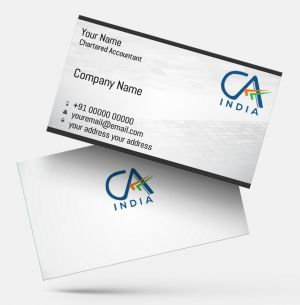 chartered accountant ca visit card design online for free samples with guidelines format & background, online free, best business card