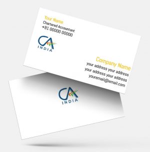 chartered accountant visiting card, templates, business card, professional, Images, Background, Green Color Visiting Card