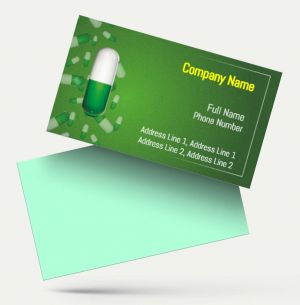 Get inspired by the best online pharmacy visiting card design options.
Explore creative medical store essentials: Visiting card design for pharmacies.