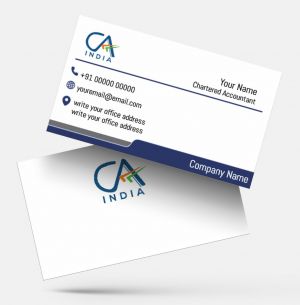 Chartered accountant visiting card template, Professional accountant business card design, CA firm visiting card ideas, Minimalist accountant card design, Modern accountant business card template, Elegant financial advisor card design, Customizable CA bus