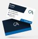 Chartered Accountants ca visiting card format design sample firm guidelines  images