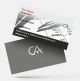 chartered accountant ca visiting, business card design online for free samples with guidelines format & background 