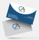 chartered accountant ca visit card design online for free samples with guidelines format & background, online free, best business card