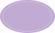 Mauve Color Oval Shape Sticker