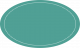 Sea Green Color Oval Shape Sticker