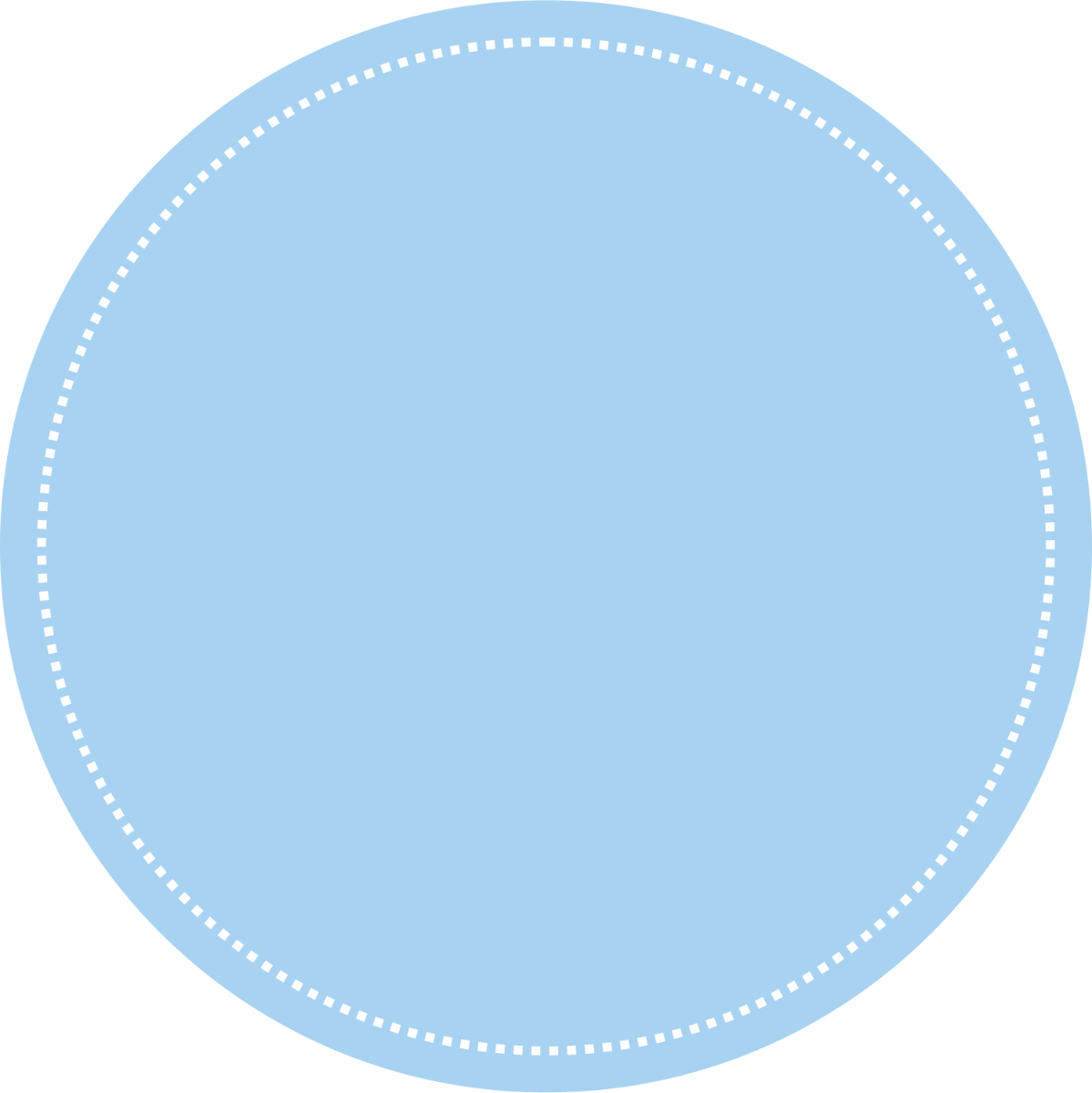 sky blue circle png