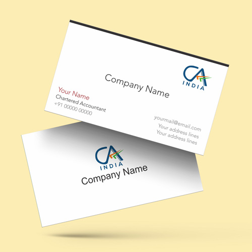 Latest Format for CA Business Cards
