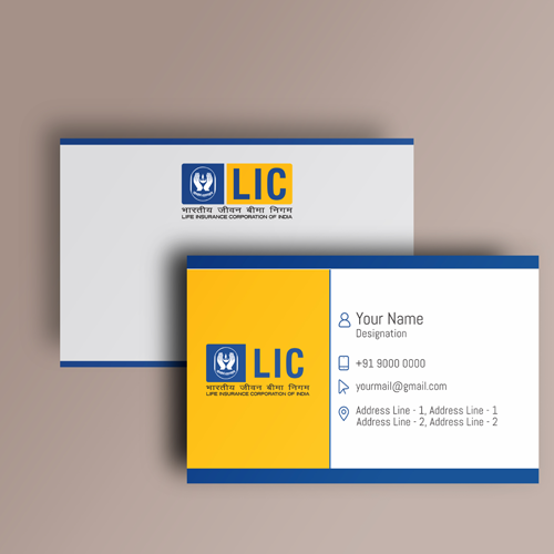 Lic Agent Xxx Video - Differentiate yourself in the insurance sector with exclusive LIC agent  visiting card designs. Order printing services online.