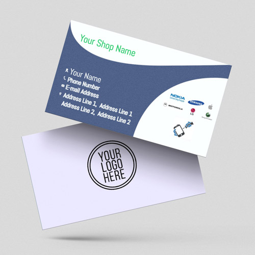 Visiting card designs Printing for Mobile Shop